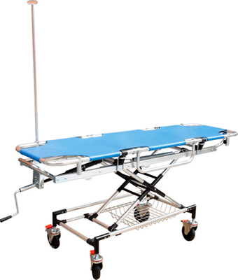 Medical aluminum alloy stretcher cart ,Emergency cart 