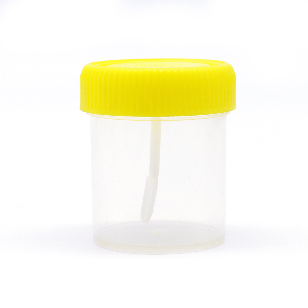 Urine and stool cup container